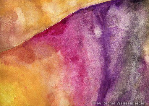 Abstract 28, Watercolour on hand-made paper,