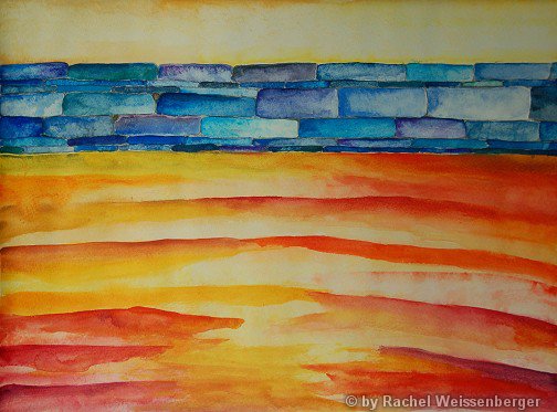Abstract 43, Watercolour on paper,
