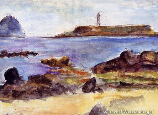 Isle of Arran III, Aquarell auf Papier,