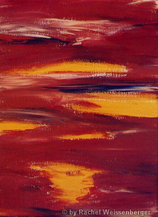 Bach, Acryl auf Leinwand,