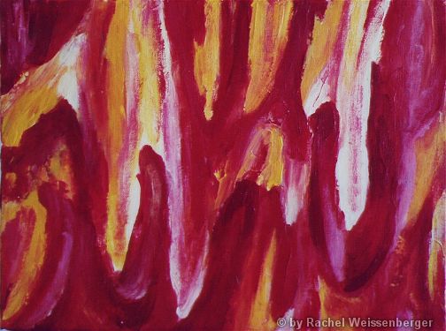 Abstrakt 21, Acryl auf Leinwand,