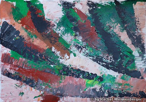 Abstrakt 49, Acryl auf Leinwand,