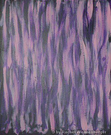 Violette Bewegung I, Acryl auf Malplatte,