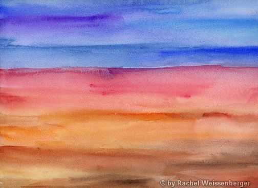 Abstract 33, Watercolour on paper,