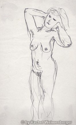 Lolling woman