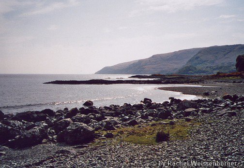 Coast line, Isle of Mull, Scotland<br>