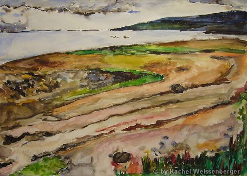 Schottland, Aquarell auf Papier,