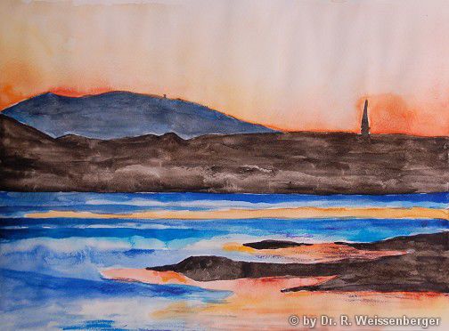 Kerrera, Watercolour on paper,