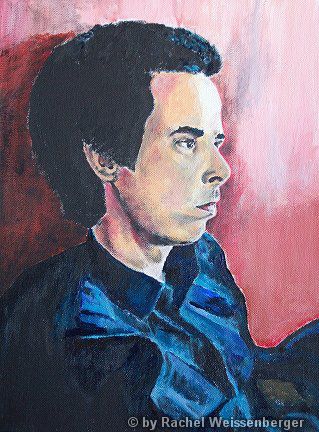 Nick Cave, Acryl auf Leinwand,