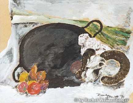 Still life with ram